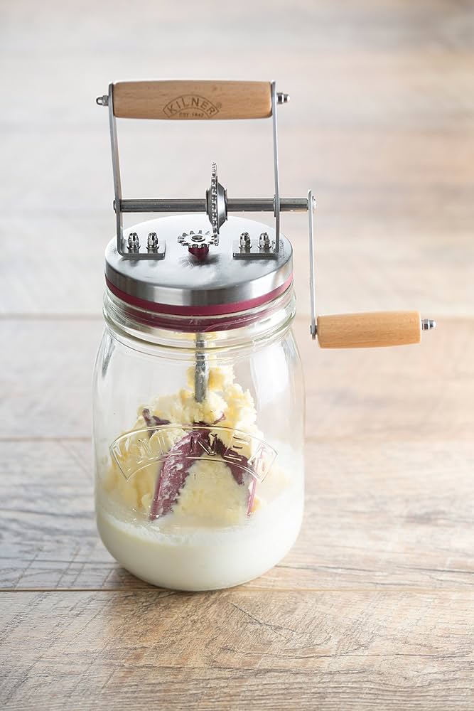 Amazon | Kilner 小型手動バターチャーナー | Kilner | バター