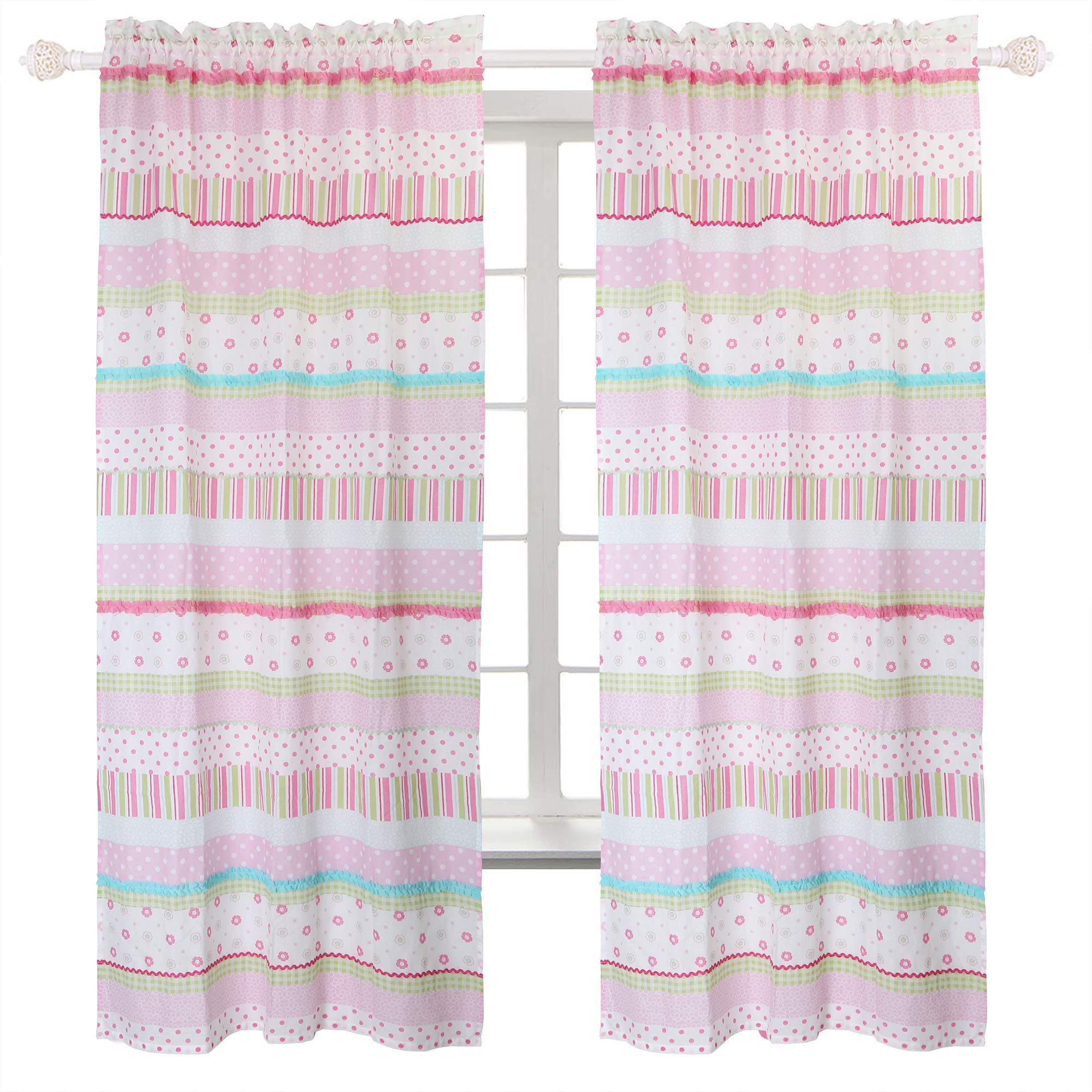 Pink Polka Dot Curtains Curtains & Drapes 2023