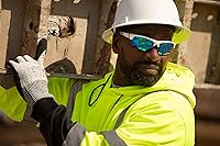 Vista 8 de Pyramex Ridgeline - Casco de ala completa ventilado, suspensión de trinquete de 4 puntos