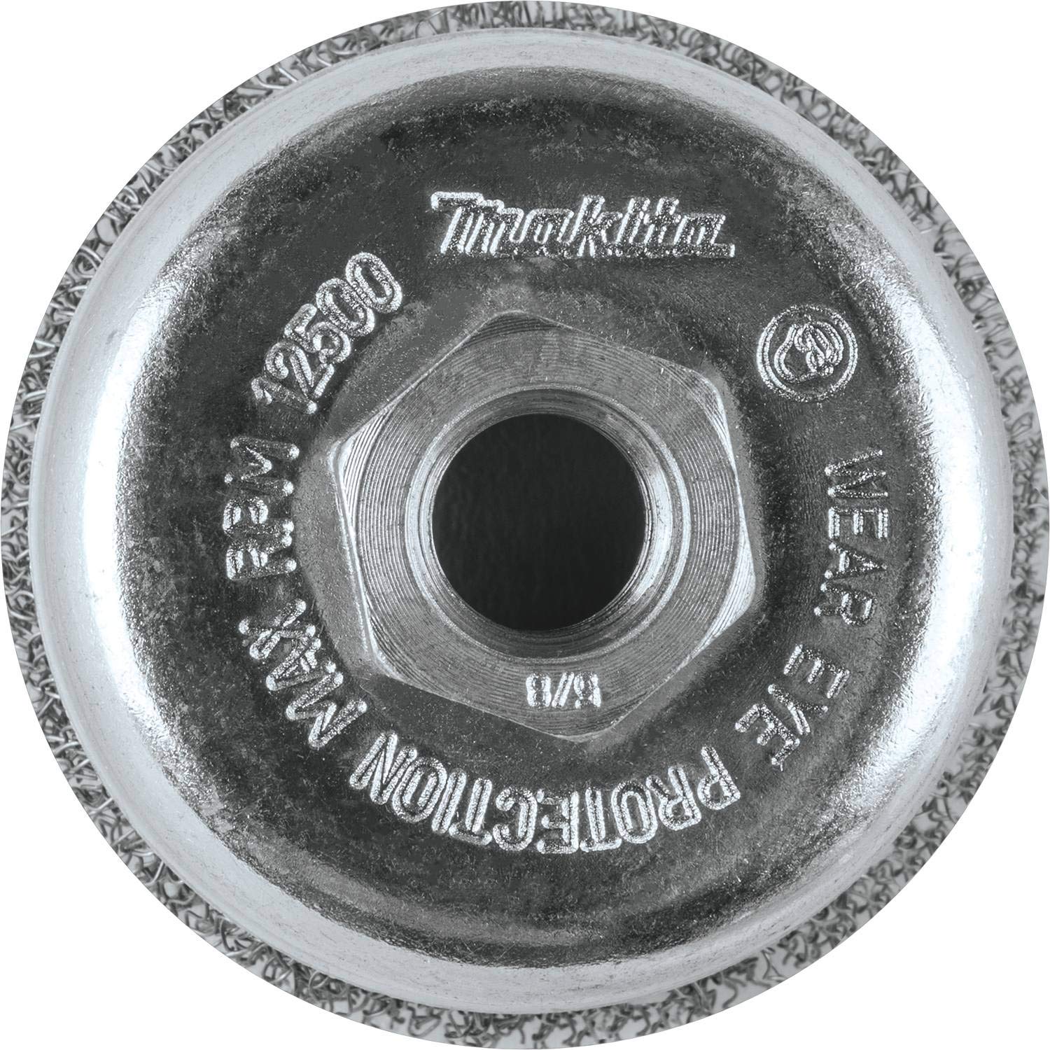 Makita A-98398 7,5 cm Zaciskany druciany pędzel do kubka, 5/8"-11