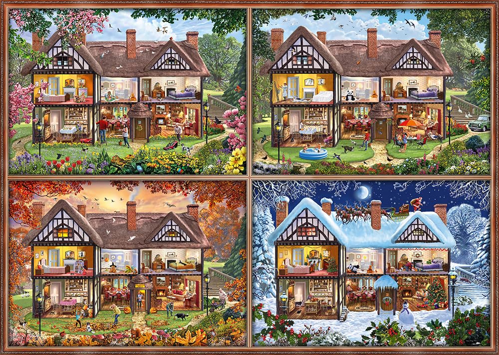 Schmidt House of Four Seasons 2000 piece Jigsaw Puzzle
