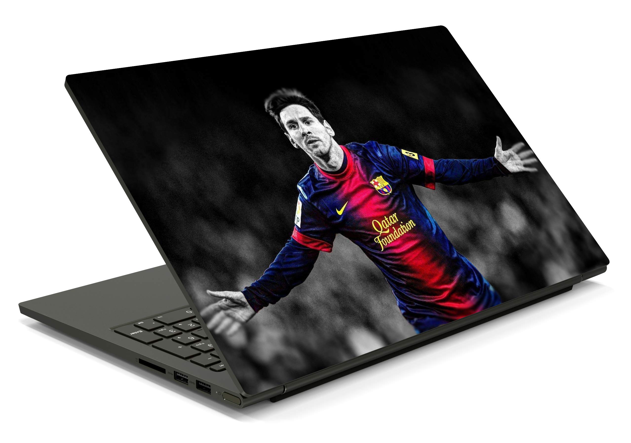ISEE 360® Laptop Skin Cover Laminated Barcelona Stickers and Free Track ...