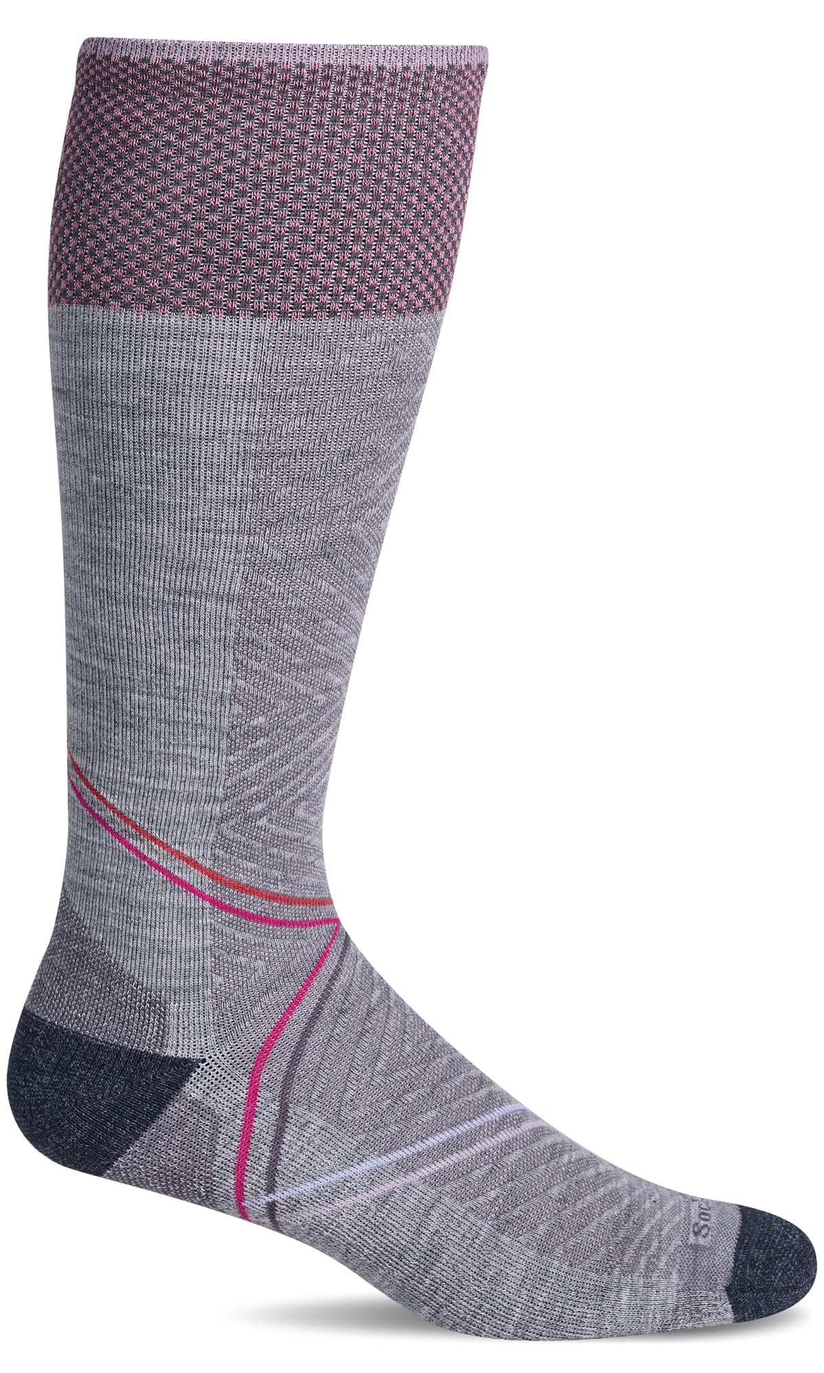 Sockwell Women's Pulse Knee High Firm Graduated Compression Sock, Lt. Grey - M/L