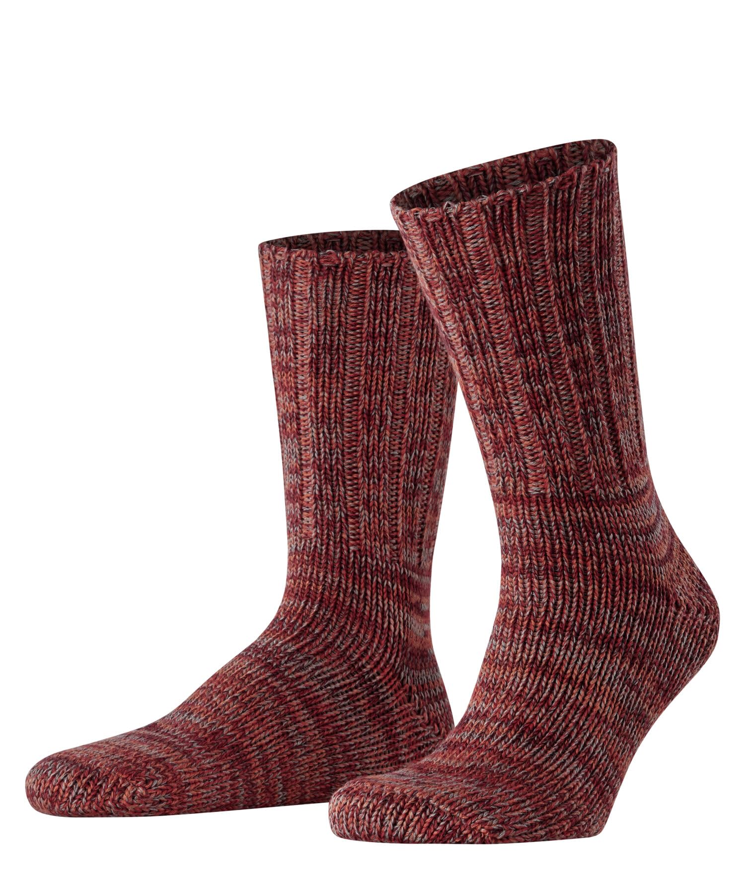 FALKE Men's Brooklyn M So Cotton Plain 1 Pair Socks, Orange Orangette 8155, 11.5-14