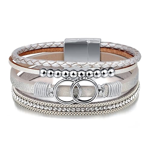 Fesciory Mothers Day Gifts for Mom Leopard Bracelet for Women,
