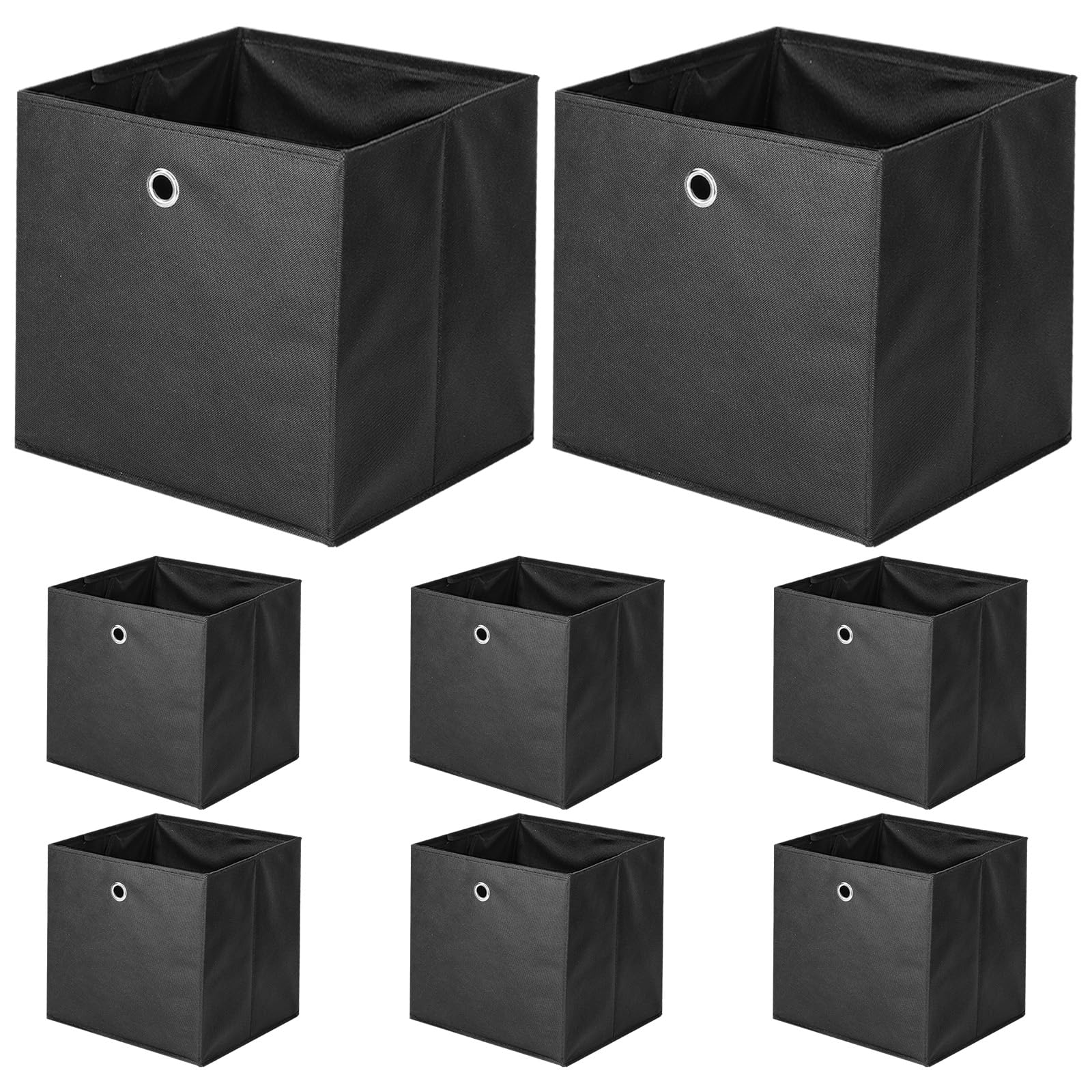 Bacs cubiques de rangement pliables pour placards étroits et jouets