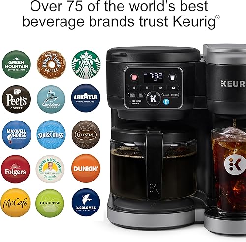 Miniatura 10 de Keurig K-Duo - Cafetera caliente y helada de una sola porción y jarra, tecnología MultiStream, depósito de 72 onzas (Gen 2)
