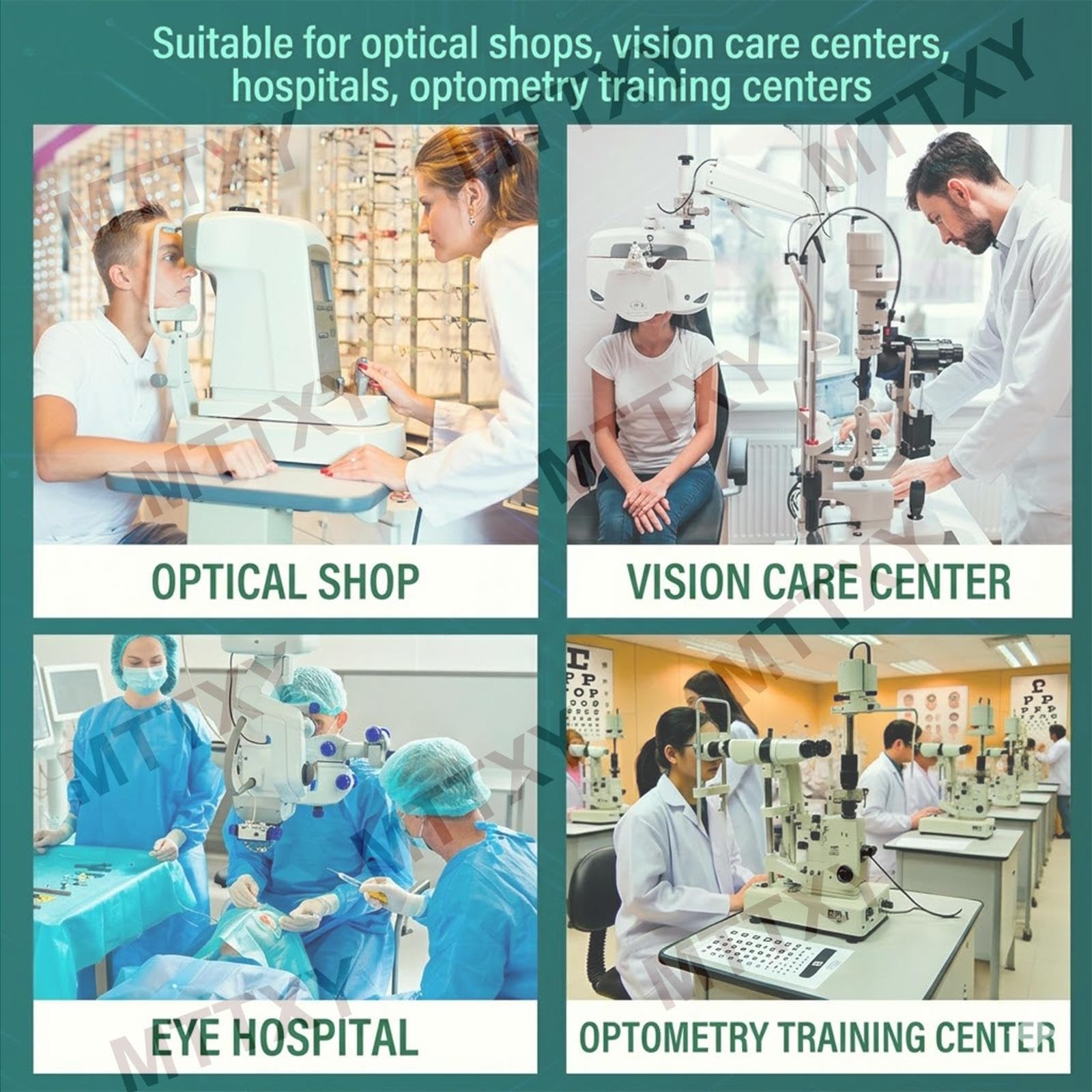 Juego de prismas oftálmicos Sueltos: Bloques Prisma Vidrio óptico con Tiras horizontales y Verticales, para educación científica, formación en optometría Uso hospitalario