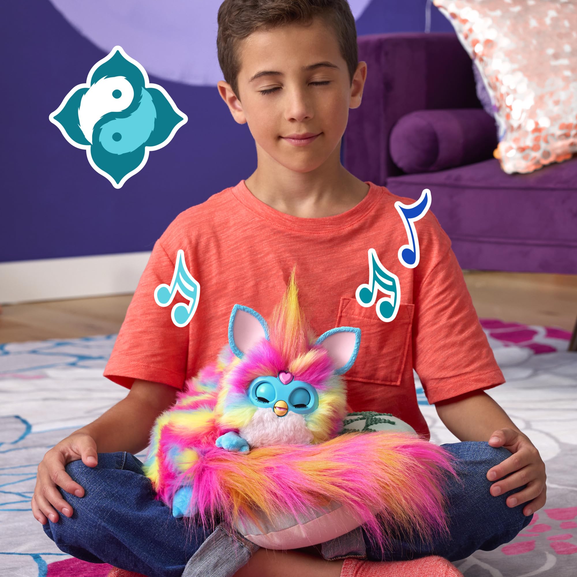 Furby DJ Furby - Juguete Interactivo Arco Iris