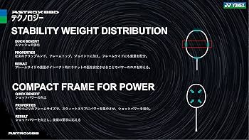 Amazon | YONEX(ヨネックス) バドミントン 未張りラケット アストロ