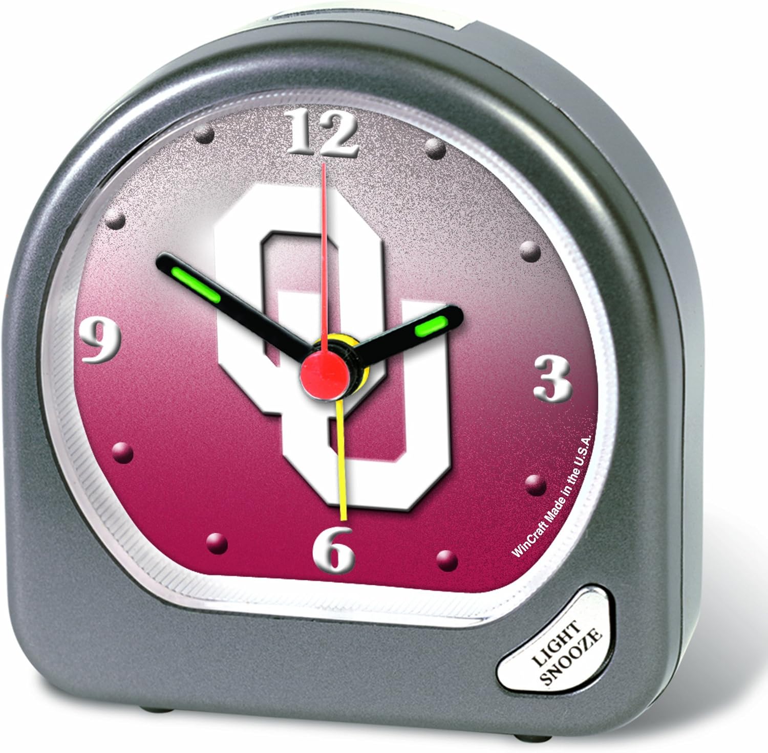 NCAA Oklahoma Sooners Alarm Clock Sports Fan Alarm Clocks Sports & Outdoors