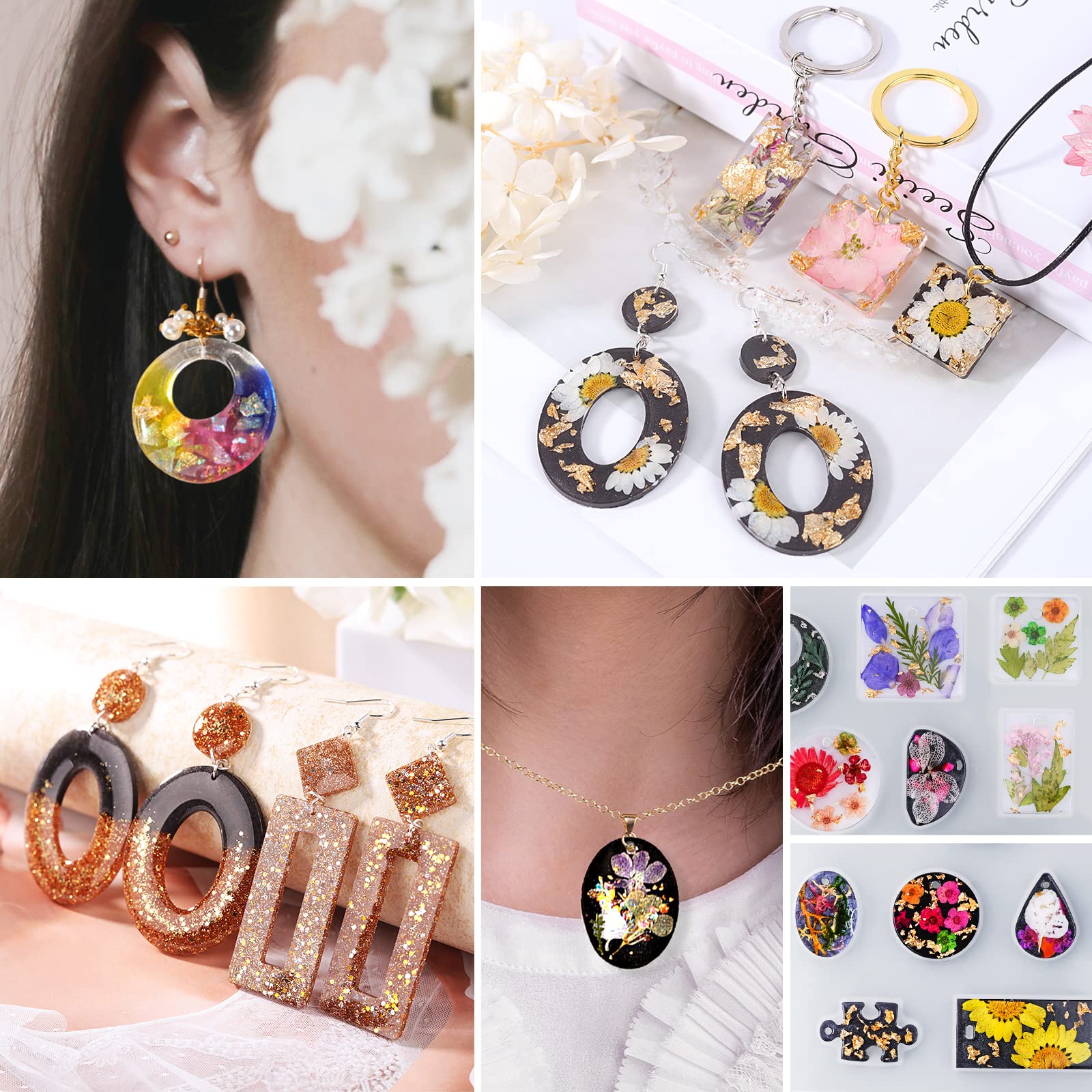 LET'S RESIN 33-teiliges Polier-Set Für Harzschmuck – Mit Schleifpapier, Feilen & Poliertuch