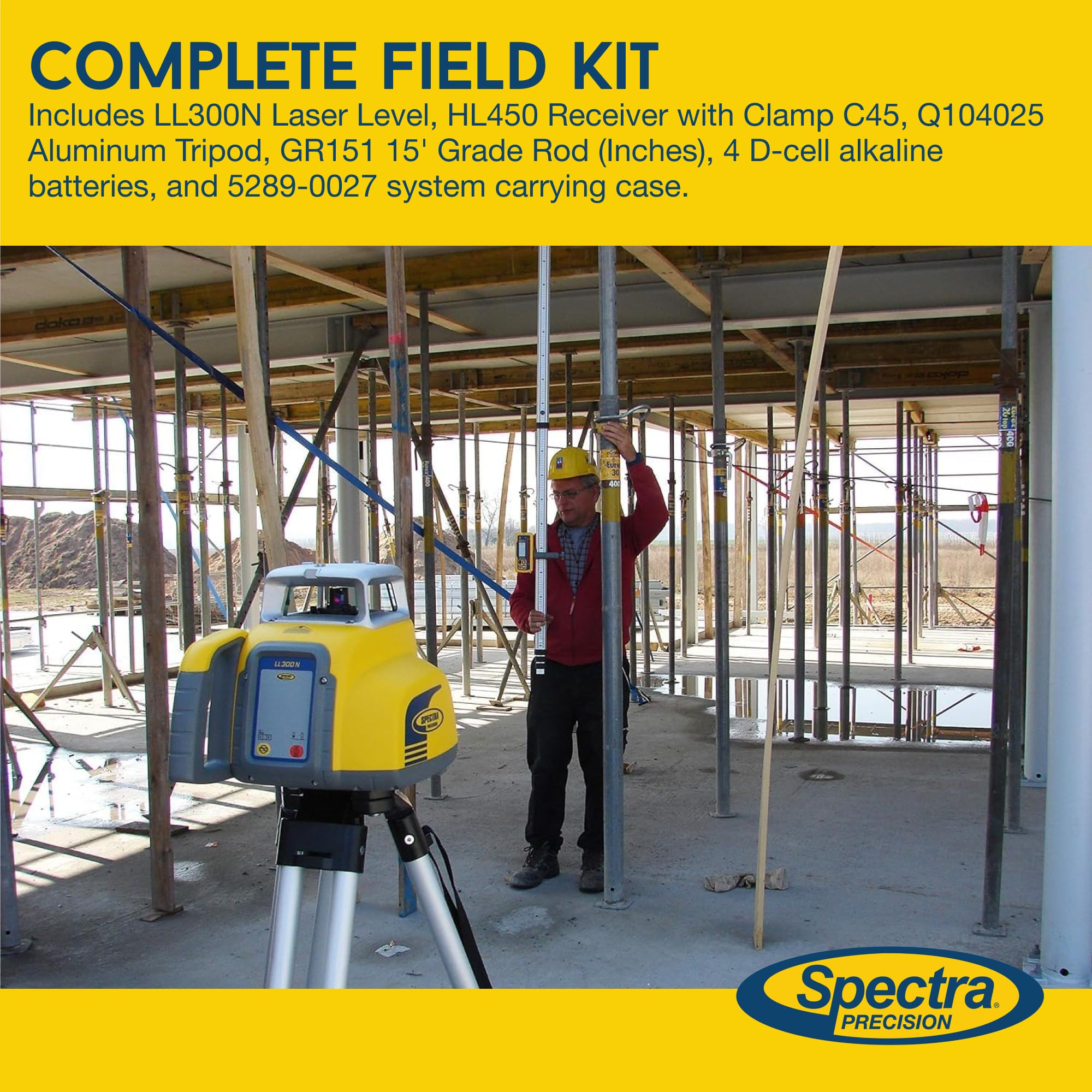Spectra Precision Laser Level Kit - Durable & Reliable -5