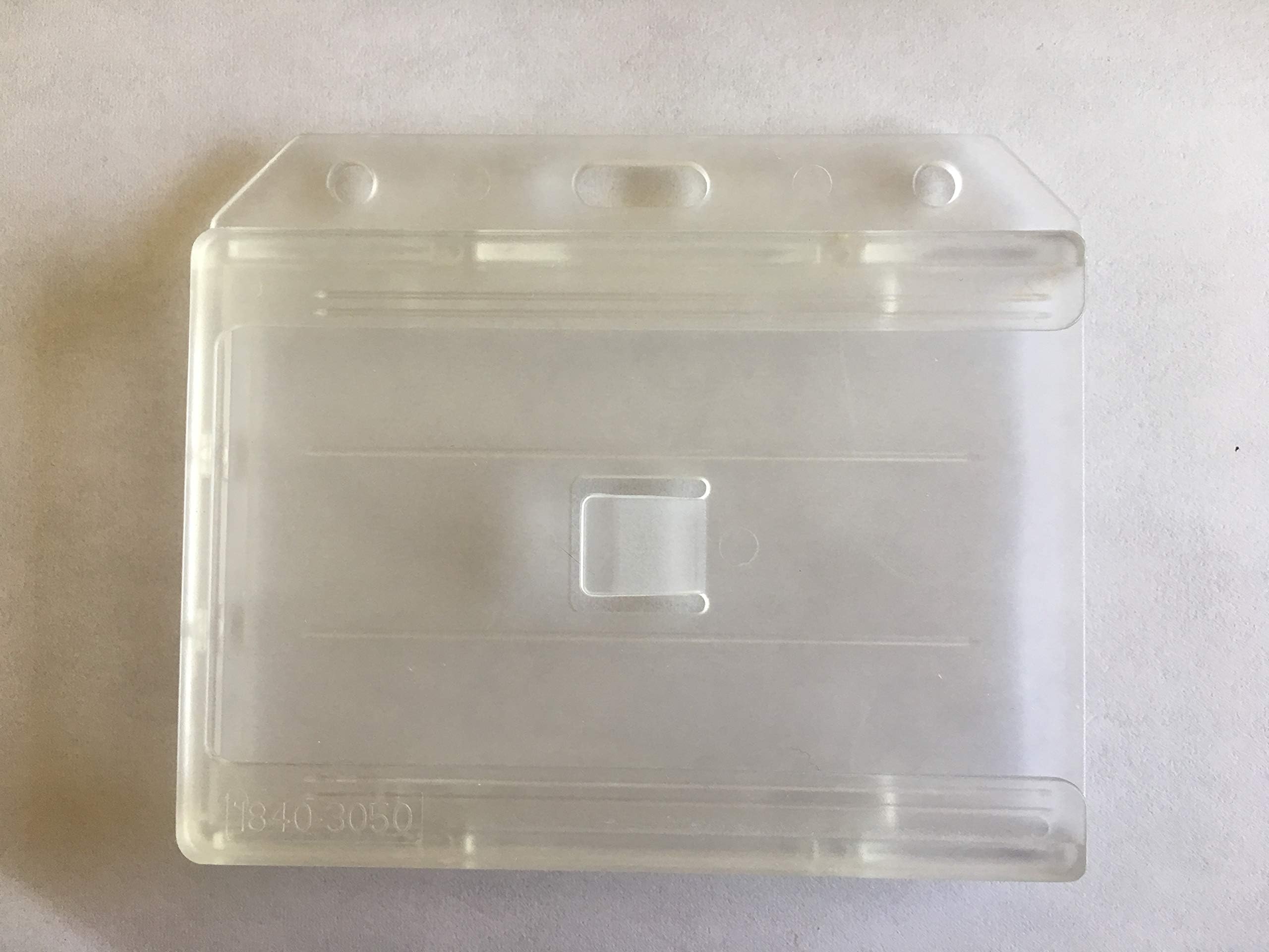 Clear 2-sided Horizontal Multiple ID card Holder 1840-3050