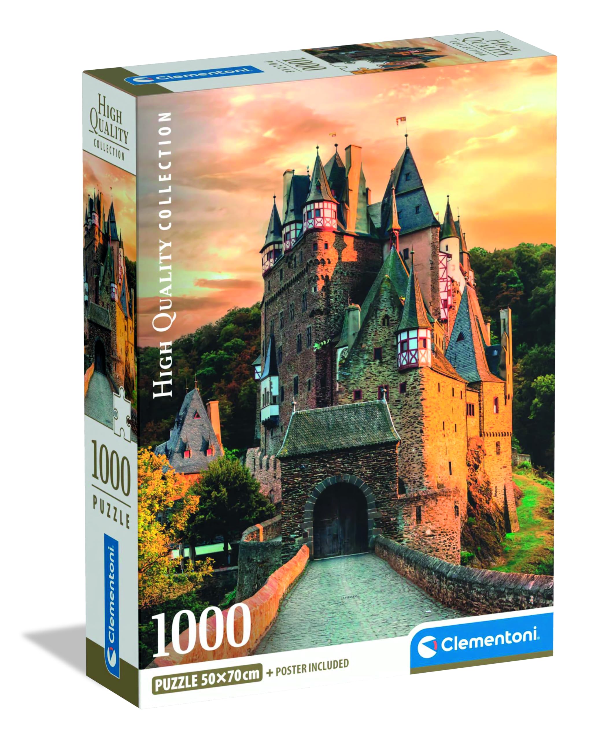 CLEMENTONI PZL 1000 HQC GOLDEN HOUR AT ELTZ CASTLE 2026 COMPACT - 37109