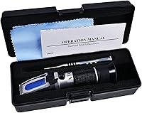 Vista 8 de 0-10% refractómetro Brix para probar contenido de azúcar jarabe de savia de arce, soluciones de azúcar de baja concentración, té, medición portátil