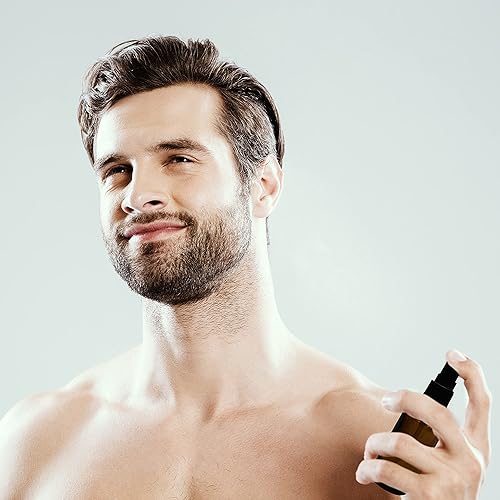 Miniatura 4 de Nevlers Paquete de 24 botellas de vidrio ámbar de 2 onzas  Las botellas de vidrio ámbar incluyen pulverizadores, embudo, cepillo y un marcador con