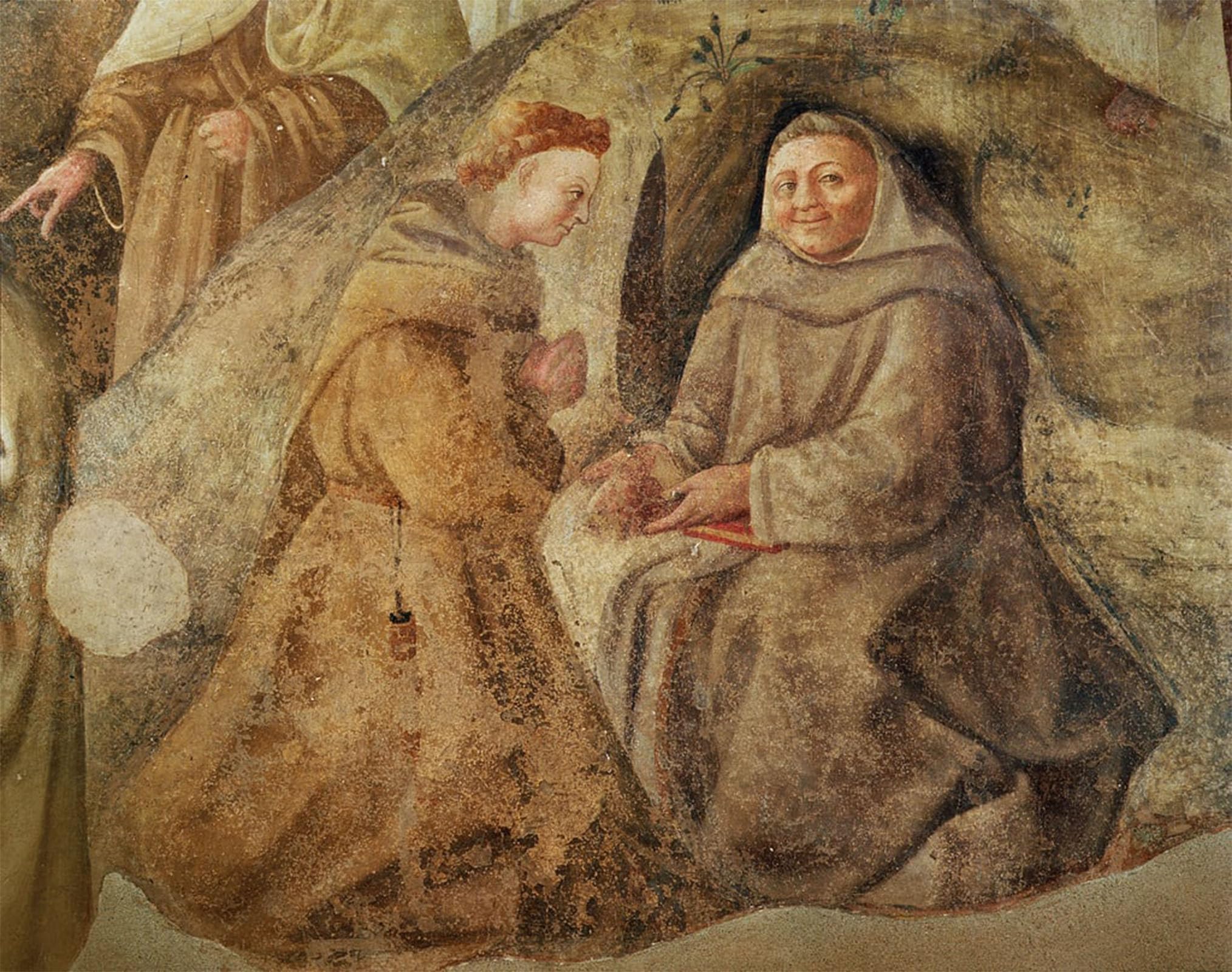 POSTERIIk Vintage Art Print Images Pictures Print the Reform of the Carmelite Rule Detail of Two Carmelite Friars by Fra Filippo Lippi Modern Colour Posters for Office Home Decor 60x90cm
