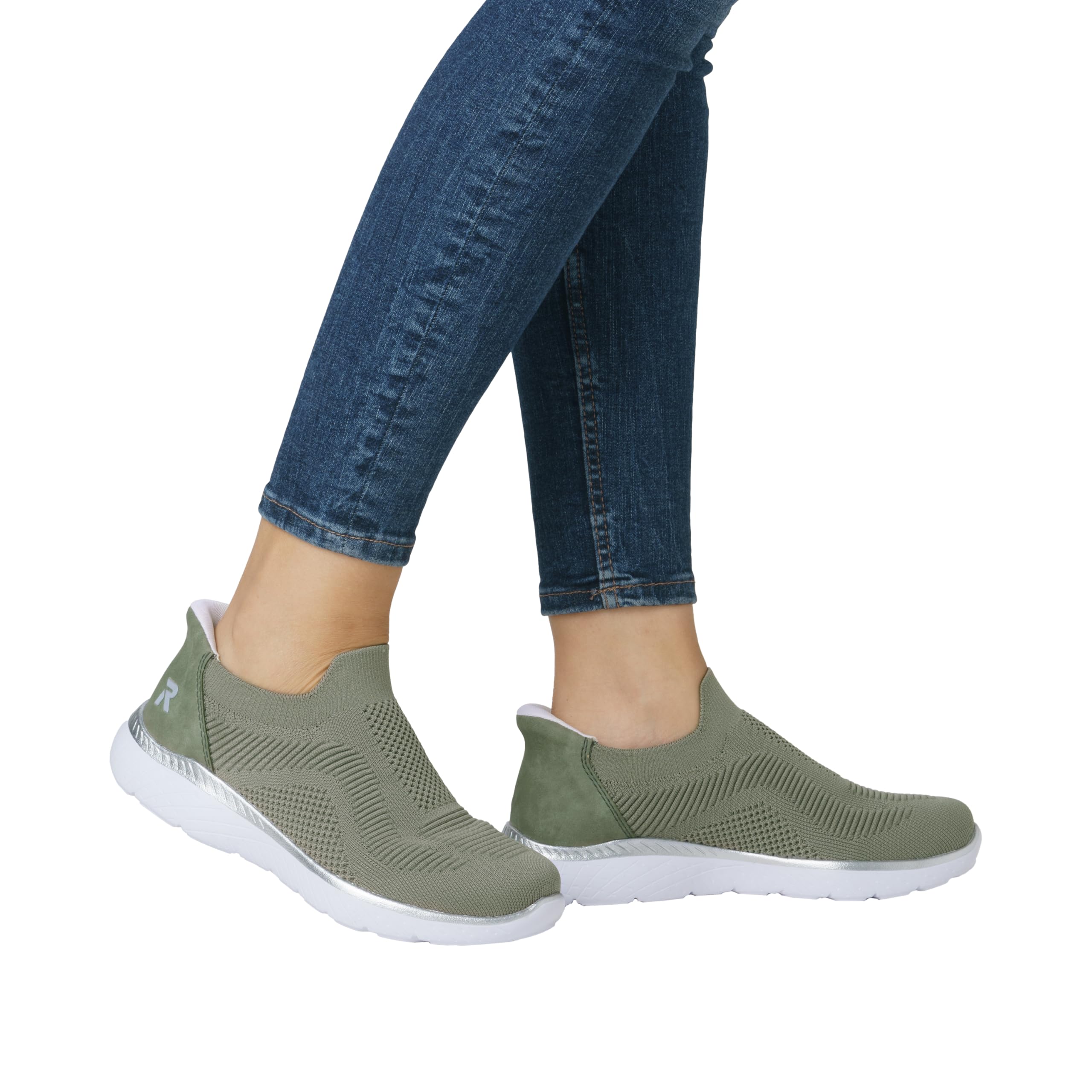 Rieker Damen Low-Top Sneaker M5072, Frauen Halbschuhe