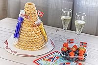 Vista 4 de Fox Run Gadget para hornear, molde antiadherente Kransekake, anillos de pastel de boda noruegos