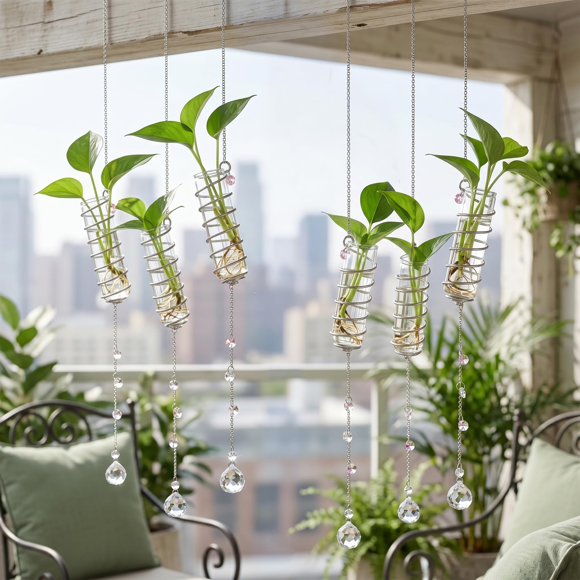 Système de propagation hydroponique vertical en verre pour réussir toutes vos boutures d'intérieur