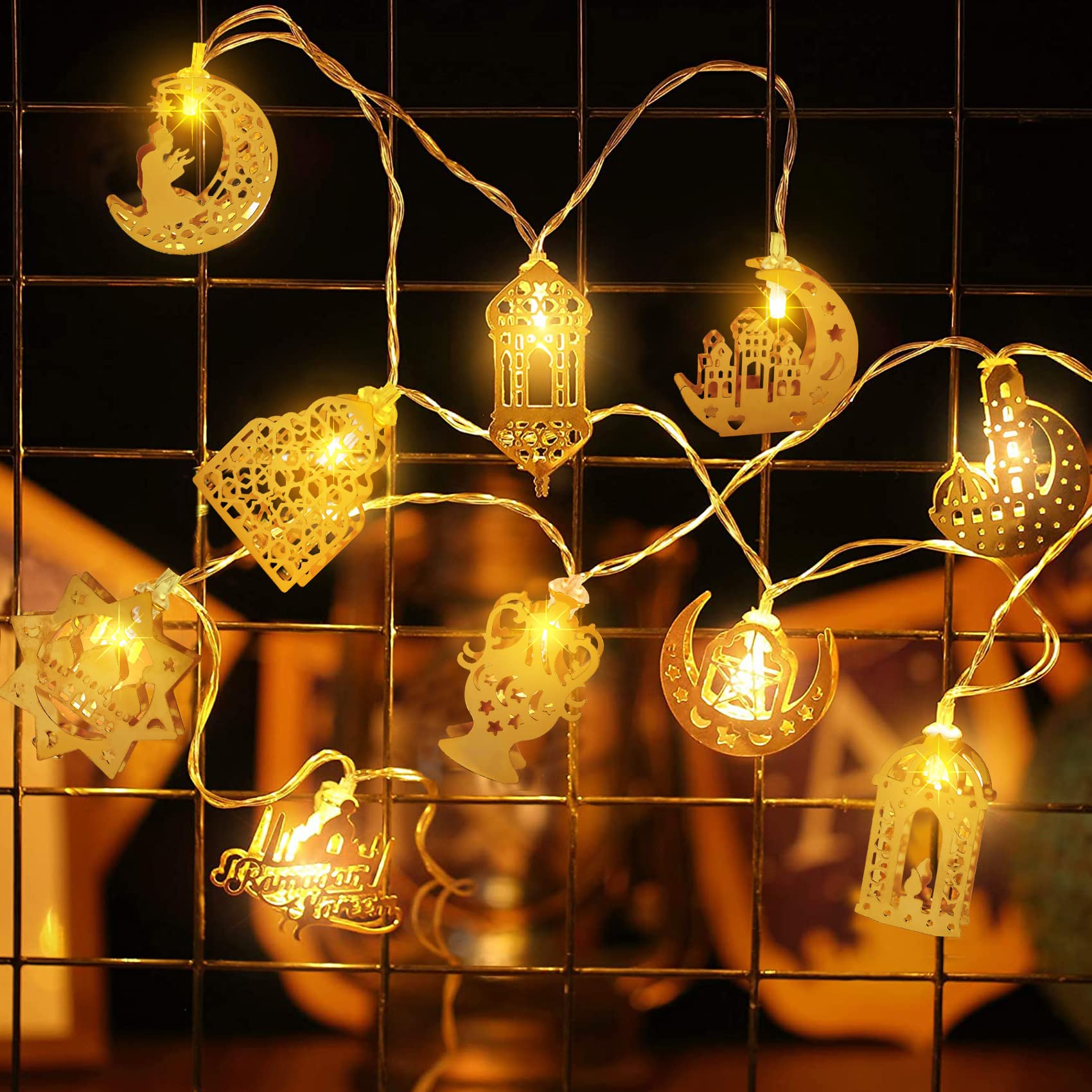 Guirlande Lumineuse Ramadan, Décorations Ramadan Eid Al Adha Guirlande