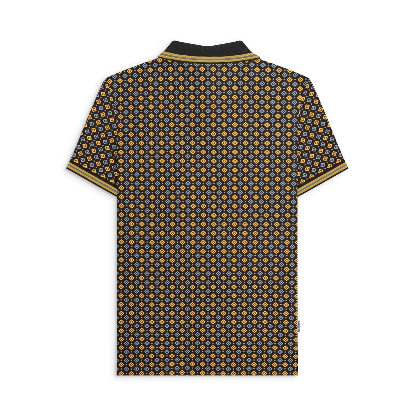 Lambretta Polo de manga corta para hombre, diseño retro, 7164, color negro