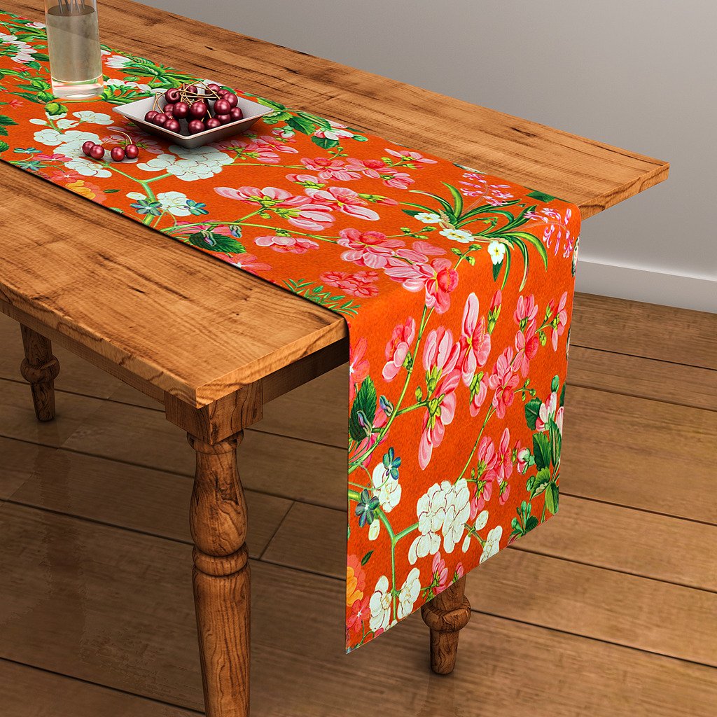 SEJ Table Runner - Pink Dining Table Protector -4