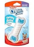 Hartz Chew &OpenCurlyQuote;n Clean Twisty Bone Dog Chew Toy&comma; Bacon Scented for Moderate Chewers&comma; Extra Small