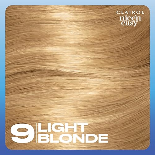 Miniatura 10 de Clairol - Tinte permanente Nice'n Easy para el cabello, color rubio claro 9, paquete de 1 unidad