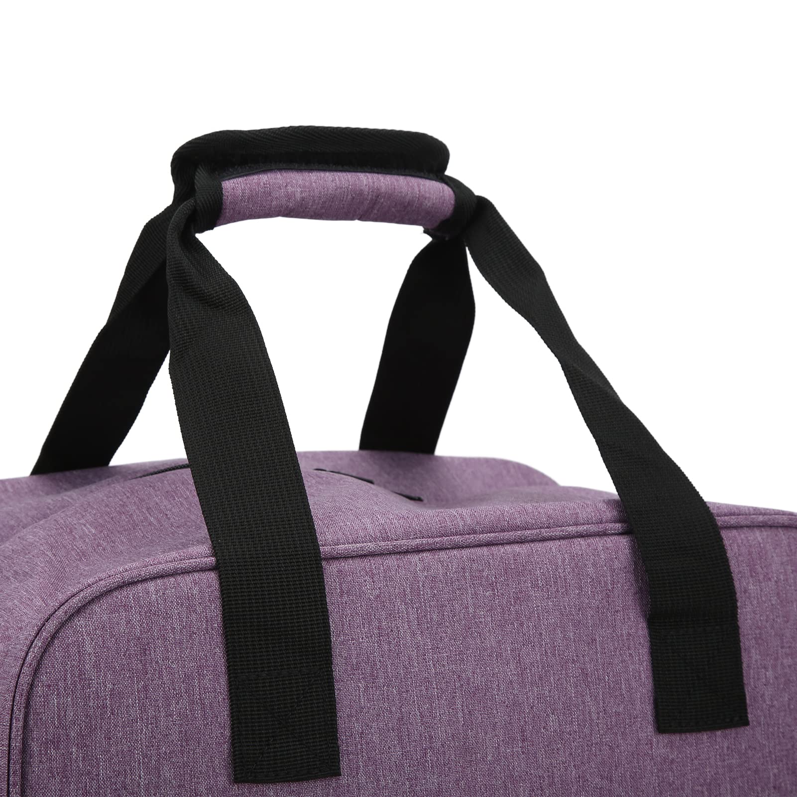 Shanrya Bolsa para Máquina de Coser, Diseño de Múltiples Bolsillos, Portátil, Duradera, Práctica, Fina, para Máquina de Coser, Estuche de Transporte para el Hogar, para Viajes(Púrpura)