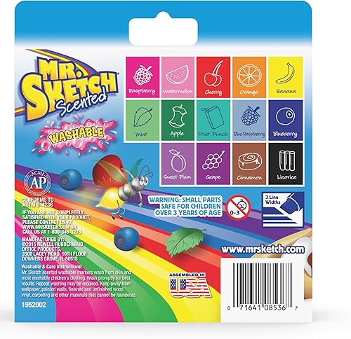 Miniatura 2 de Mr Marcadores aromáticos lavables con diseño de calavera