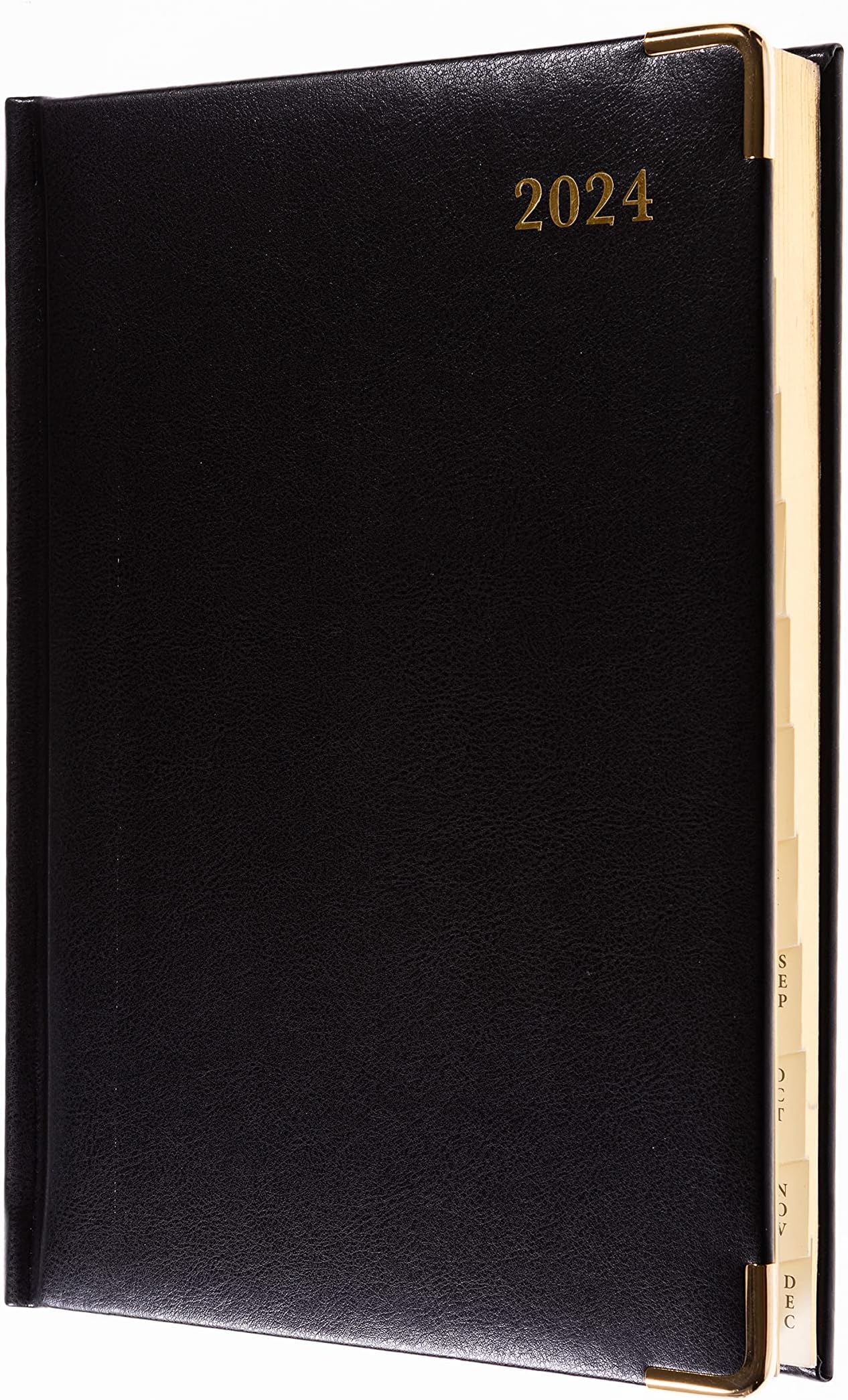 Debden Collins Classic 2024 Diary Compact Day a Page Business Planner (with Appointments) - Business Planner and Organiser - January to December 2024 Diary - Daily - Black - 1250V.99-24
