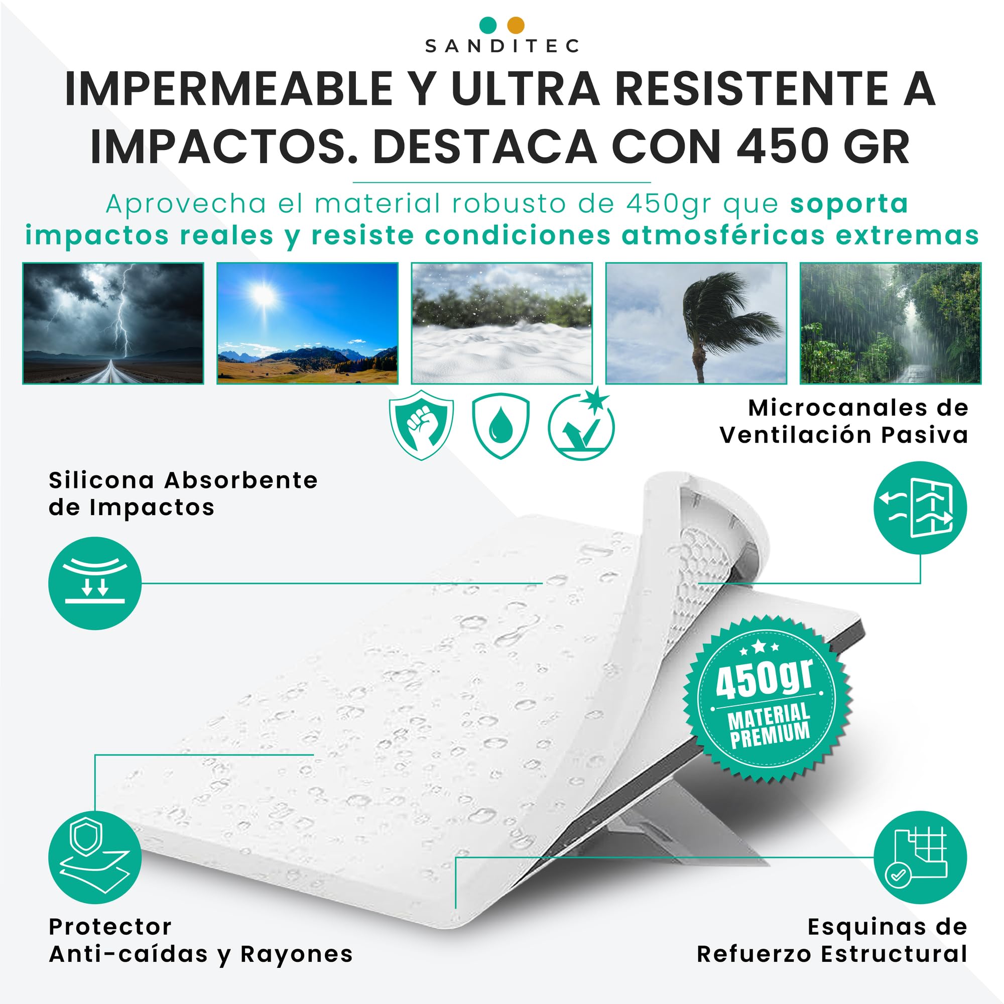 Funda Starlink Mini protectora impermeable - Para Interior y Exterior - Sin interferencia de señal - Tecnología de disipación de calor - Antigolpes y ajuste antideslizante - Accesorios Starlink Mini