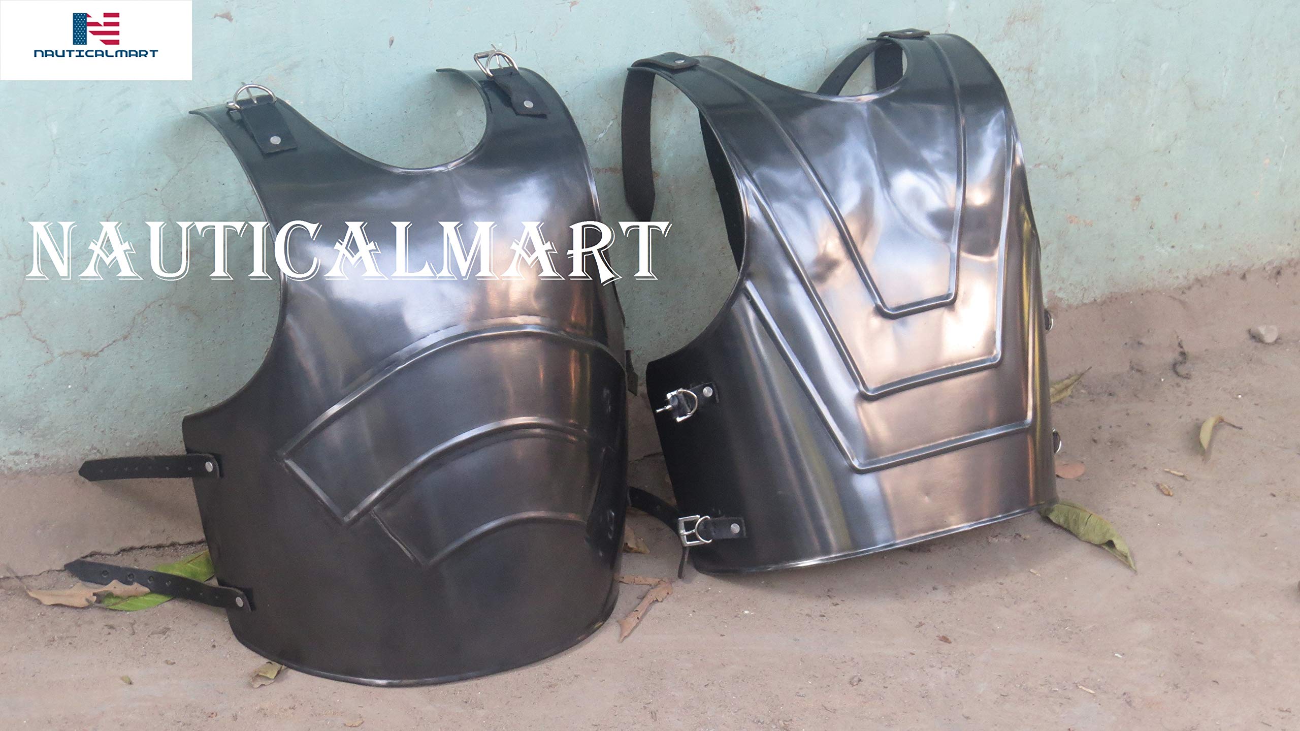 Nautical-Mart Conquest Armor Breastplate Medieval LARP Fantasy Costume Steel Armour Cuirass