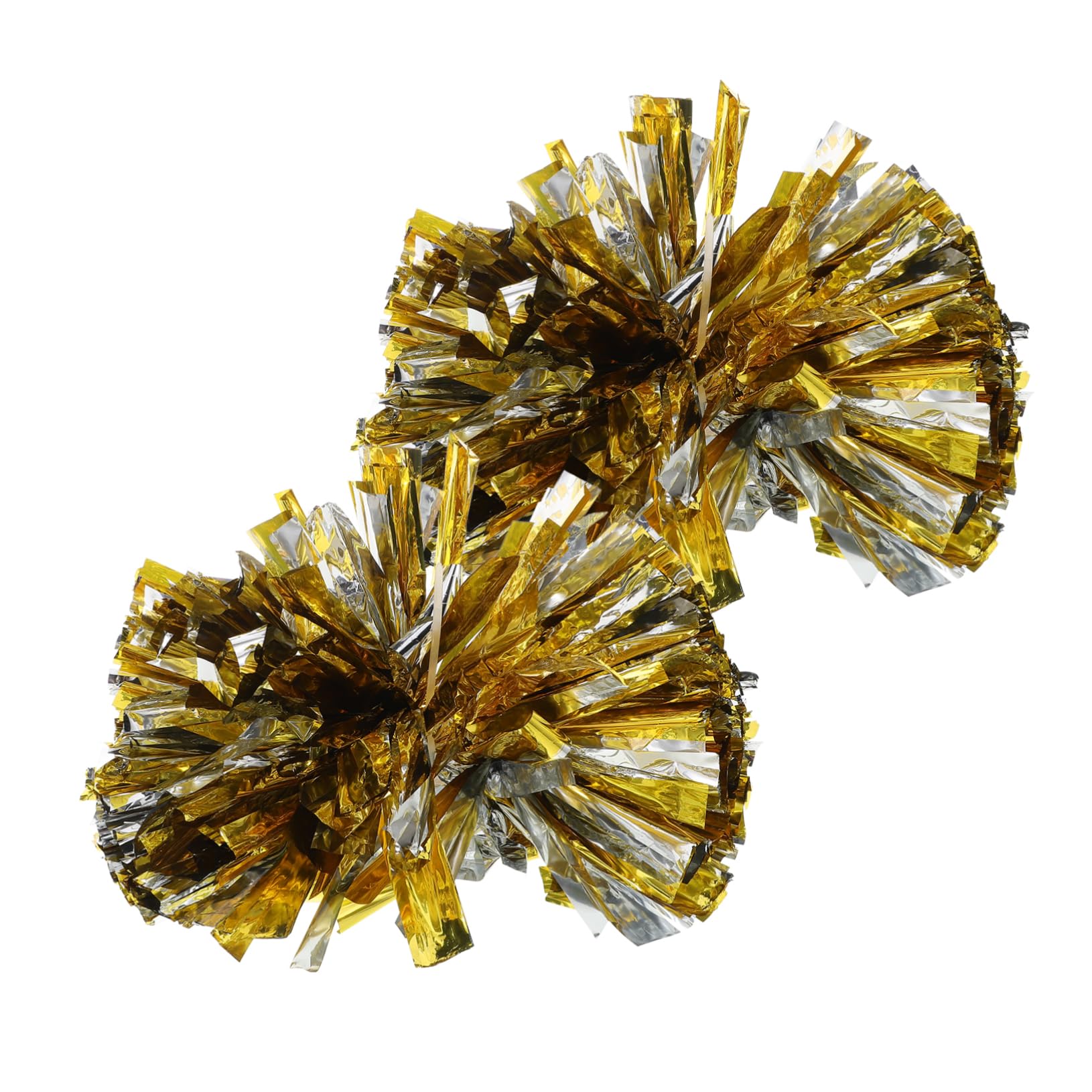 GALPADA Cheer Pom Poms for Boys and Girls 4pcs Cheerleader Pompoms with Handle Boys and Girls for School Sports Events