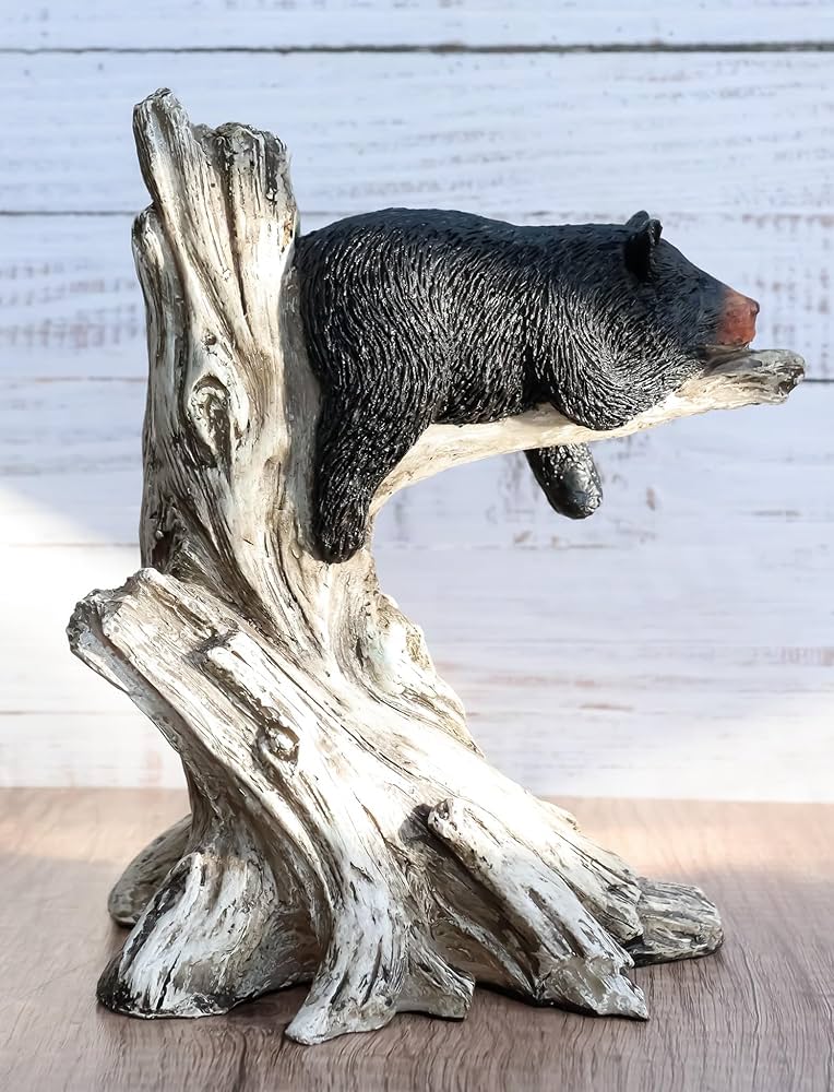 Amazon.co.jp: Ebros Lazy Days of Summer 黒熊 木の枝に寝ている 野生