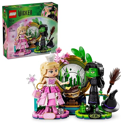 LEGO Wicked Elphaba & Glinda Figures Building Toys - Wicked Toys for Kids, Girls & Boys, Age 10+ - Buildable Wicked Dolls - Birthday Gift Idea - 75682