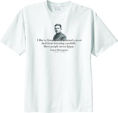 Ernest hemingway shirt Clearance