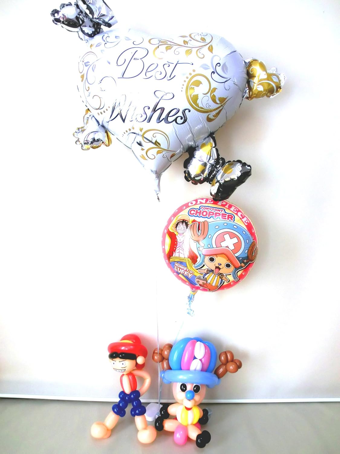 Amazon 新世界編 ワンピース ルフィ チョッパー ブライダル バルーン 風船 バルーン おもちゃ