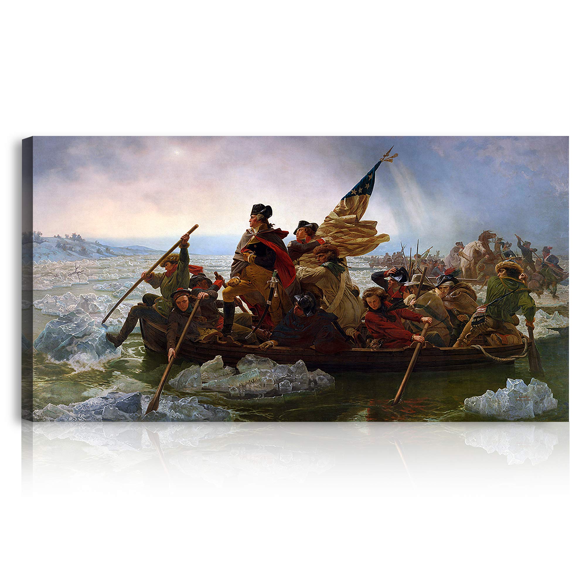 A&T ARTWORK Washington Crossing the Delaware 1851