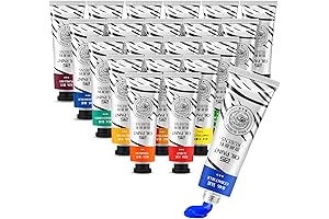 Professional Oil Paint Set with Vibrant Colors and Creamy Consistency for Artists and Beginners