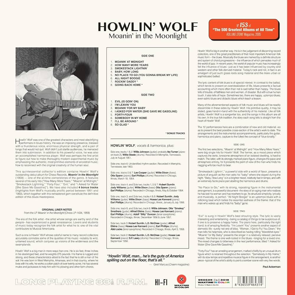 Amazon.com: Moanin In The Moonlight: CDs & Vinyl