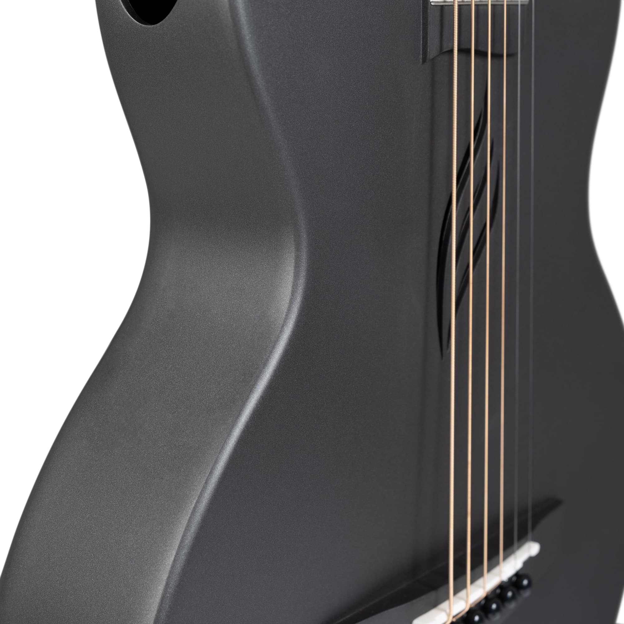 Cascha Chitarra acustica in fibra di carbonio per principianti con custodia
