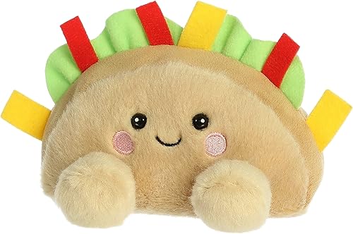 Miniatura 5 de Aurora® Adorable Palm Pals™ Fiesta Taco™ Animal de peluche, diversión de bolsillo, juego sobre la marcha, marrón, 5 pulgadas