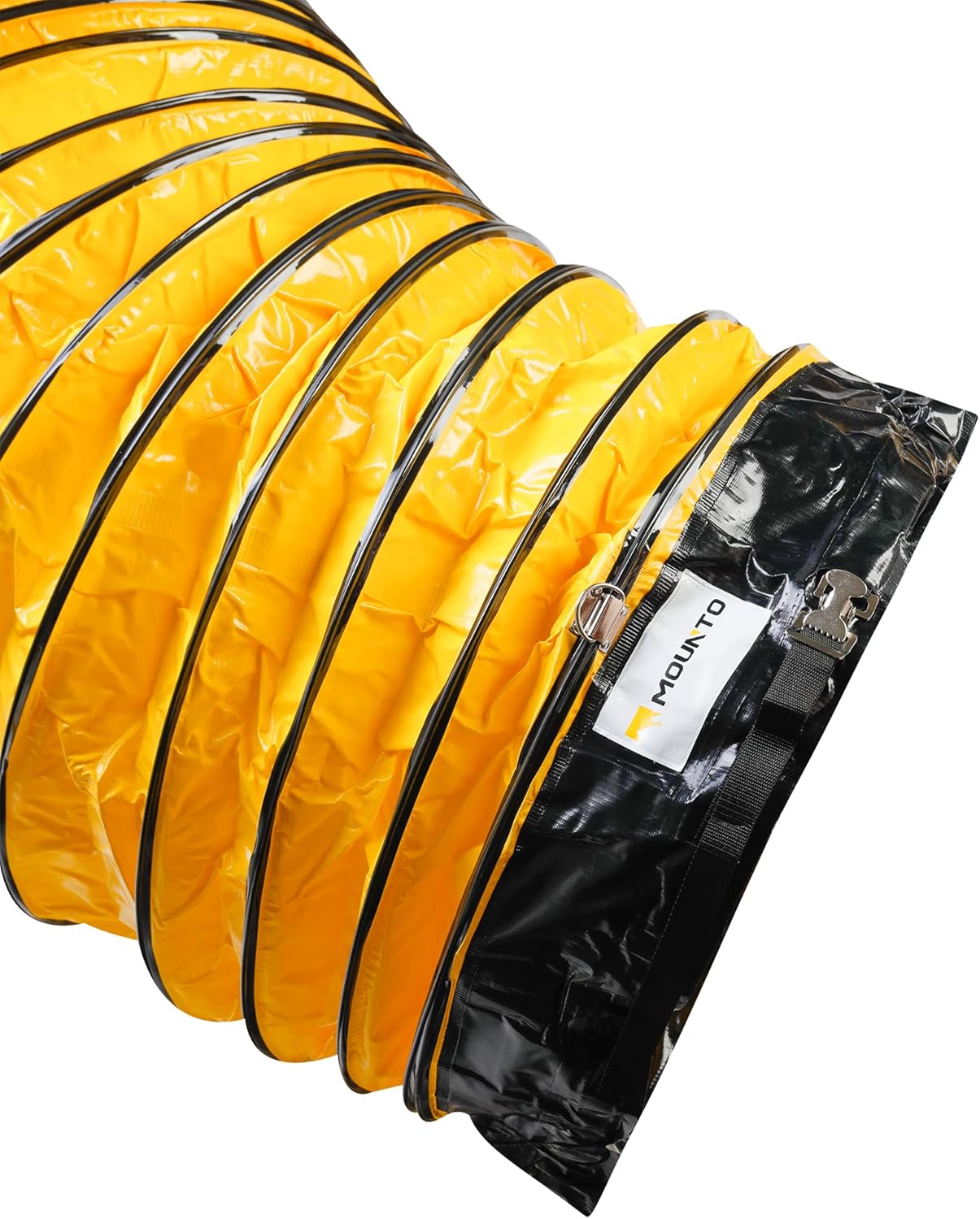 MOUNTO 25FT PVC Flexible Duct Hosing for Exhaust Fan (24inch)