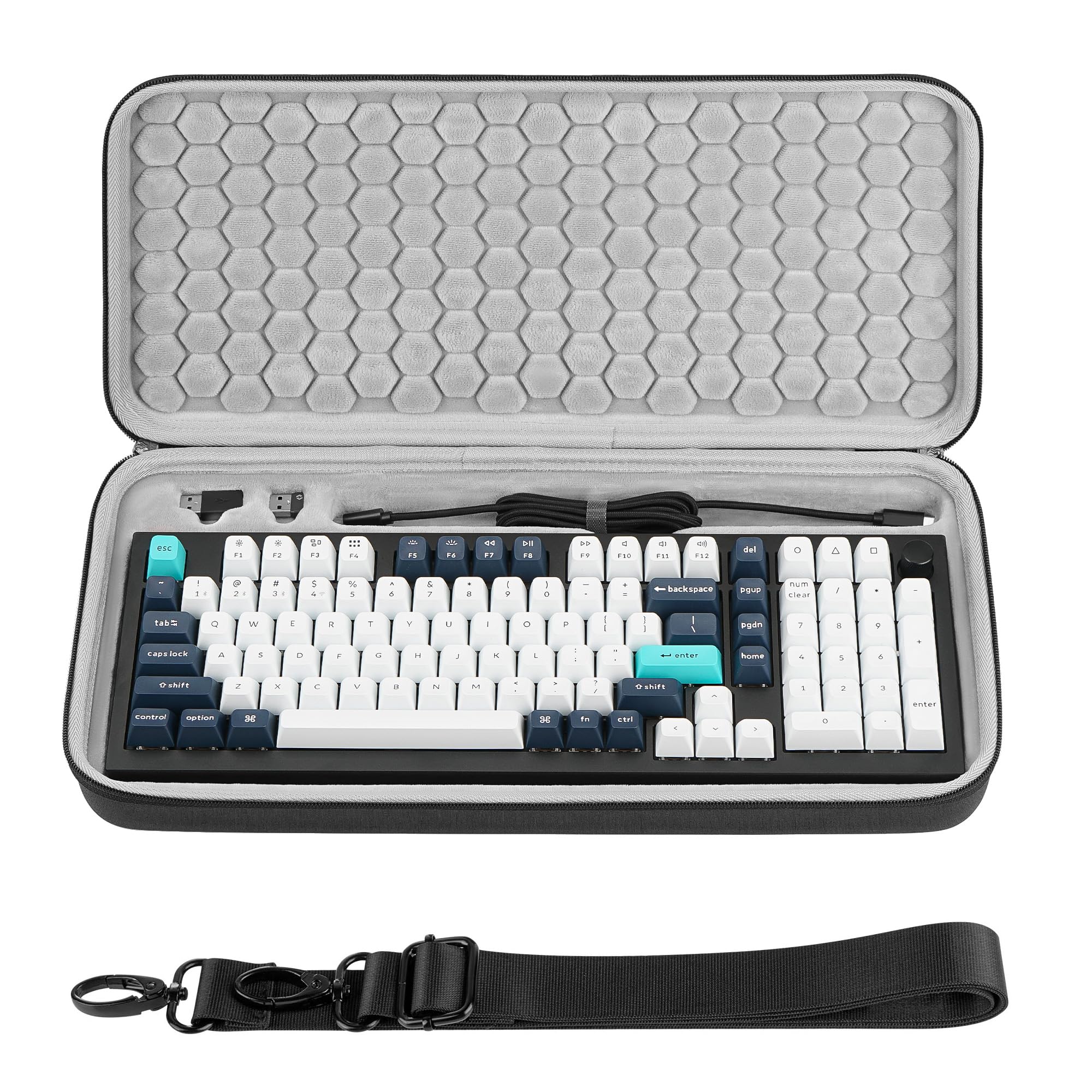 Amazon.co.jp: Geekria 96% キーボードケース ハードシェル トラベル