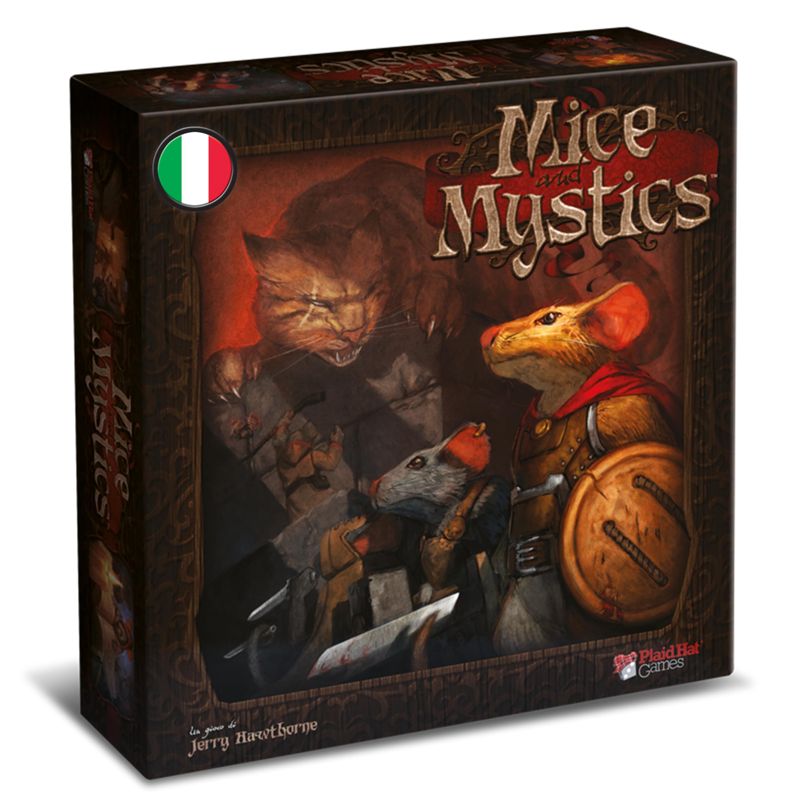 Asmodee - Mice and Mystics - gra planszowa dla 1-4 graczy, 8+ lat, wydanie włoskie