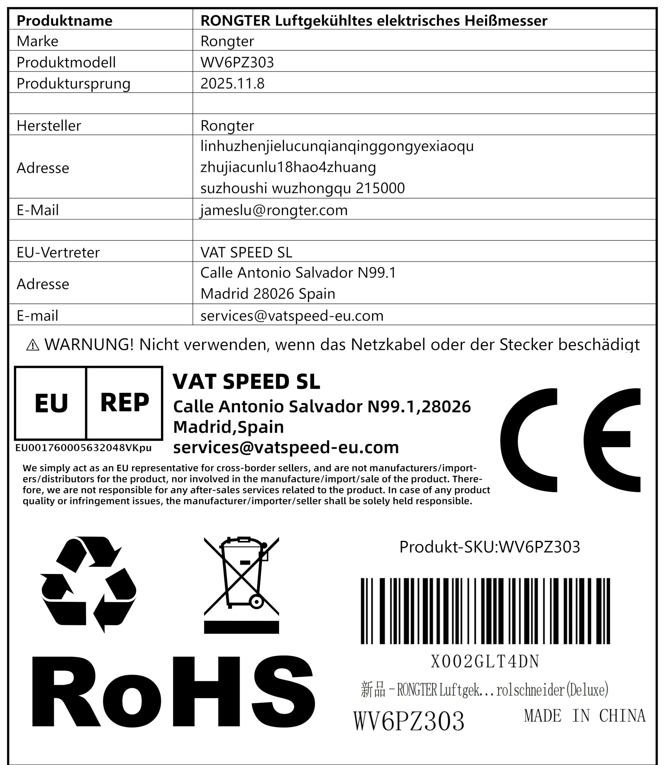luftgekühltes elektrisches Styroporschneider,elektrisches Schaumstoffschneidewerkzeug mit einstellbarer Temperatur,mehreren Werkzeugen und tragbarer Werkzeugkiste Heißdrahtschneider(Deluxe)