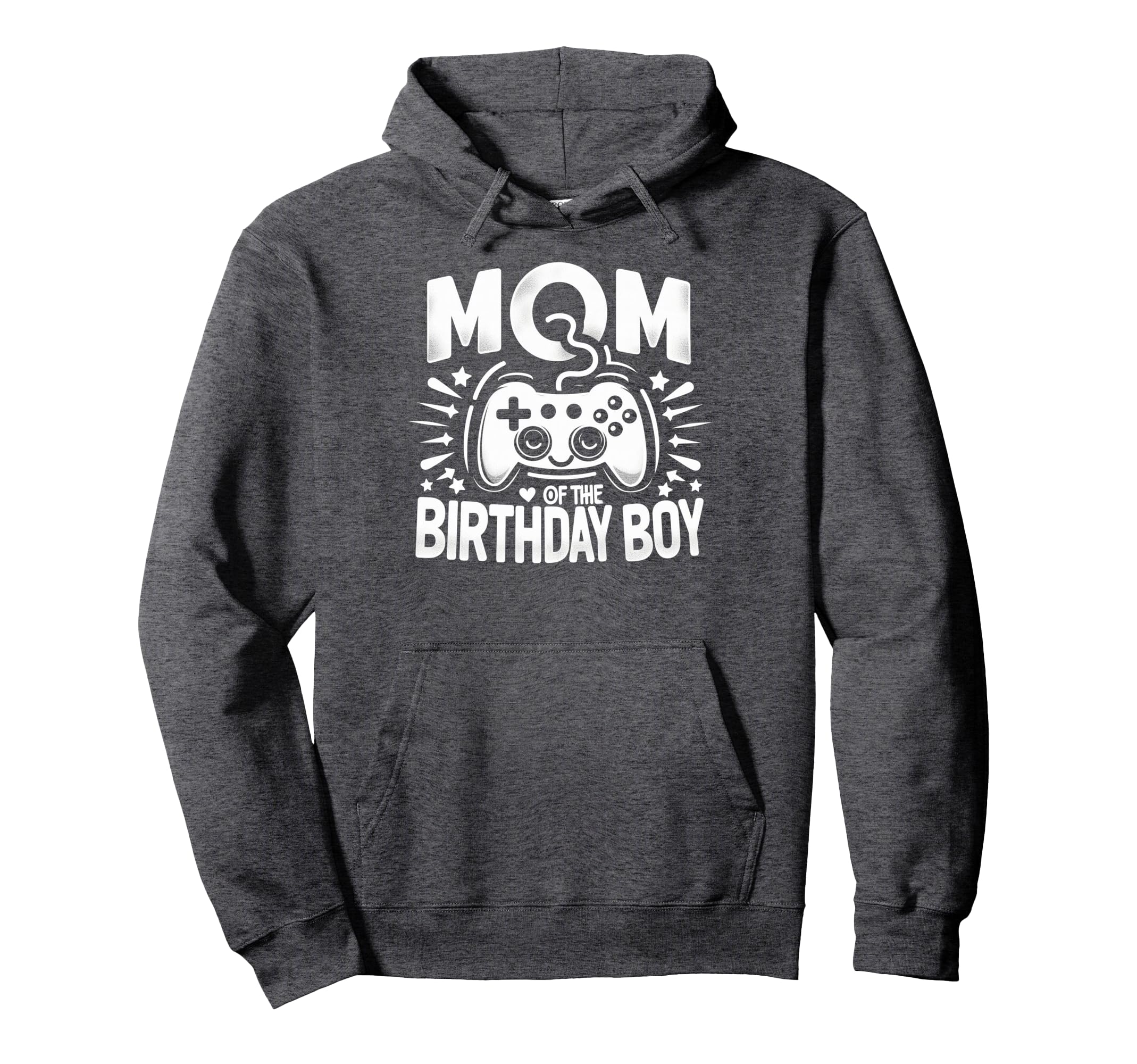 Mom of the Birthday Boy Matching Video Gamer Birthday Pullover Hoodie